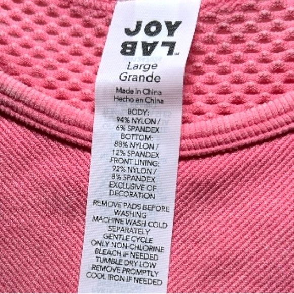 2 PCS Nike PRO DRI-FIT Hyperwarm Hooded Top Large PINK Brushed Int + Sports Bra - Picture 16 of 16